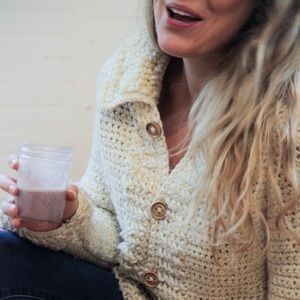 Vintage White Knit Sweater